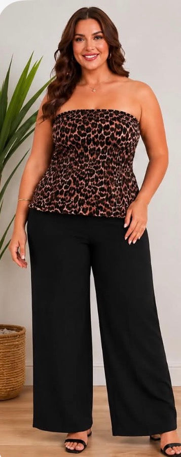 Coco Shirred Strapless Top