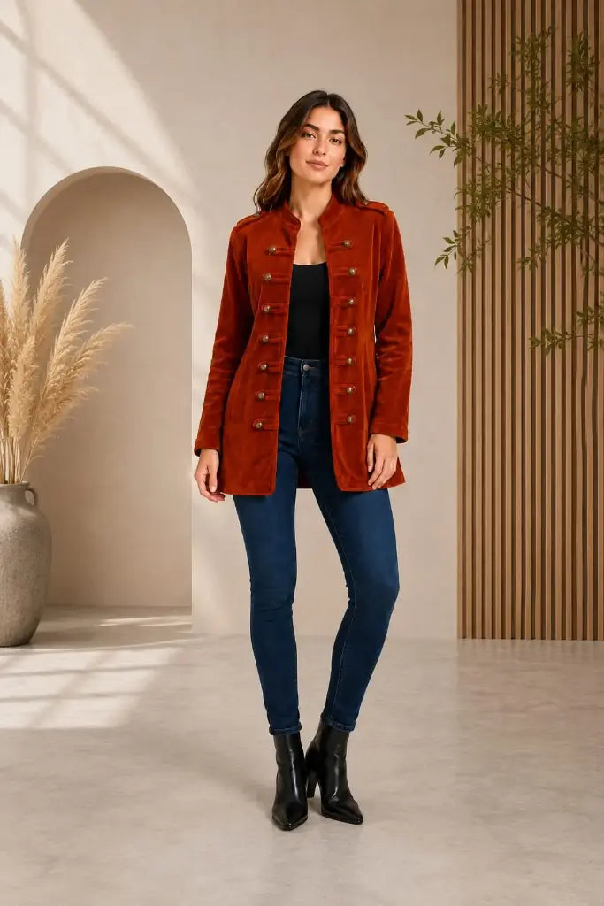 Lance Military Jacket Rust